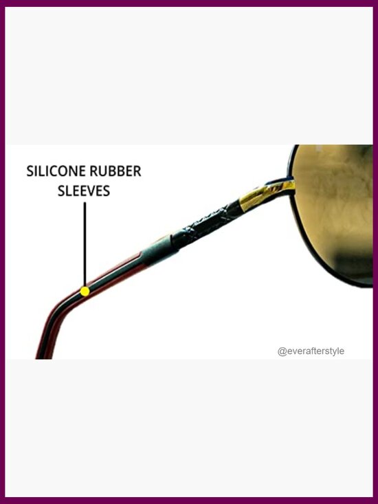 Metal Aviator Sunglasses Polarized UV400 Protection for Large Heads main image 4